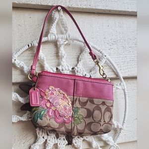 Vintage Coach Wristlet